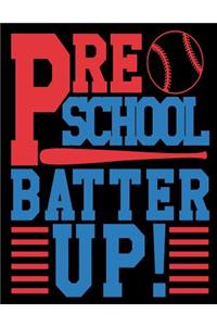 Preschool Batter Up Primary Composition Notebook For Boys Baseball