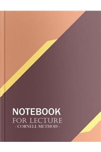 Notebook For Lecture