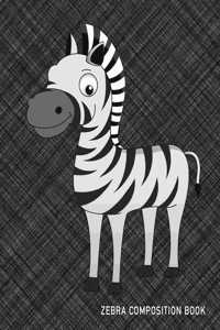 Zebra Composition Book