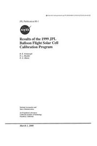 Results of the 1999 Jpl Balloon Flight Solar Cell Calibration Program
