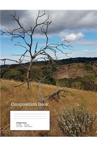 African Tree Composition Notebook, College Ruled