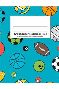 Graphpaper Notebook 4x4