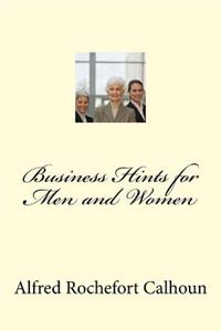 Business Hints for Men and Women