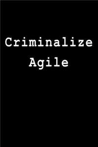 Criminalize Agile
