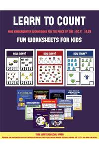 Fun Worksheets for Kids (Learn to Count for Preschoolers)