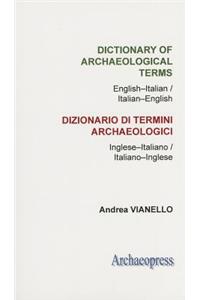 Dictionary of Archaeological Terms: English–Italian/ Italian–English