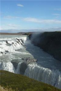 Scenic Gullfoss Waterfall in Iceland Journal