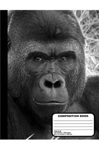 Gorilla Composition Notebook 200 Wide Ruled Pages