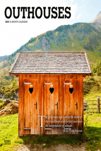 Outhouses 2025 12 X 24 Inch Monthly Square Wall Calendar Plastic-Free