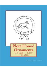 Plott Hound Ornaments