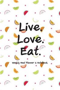 Weekly Meal Planner & Notebook