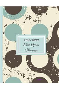 2018 - 2022 Foxglove Five Year Planner