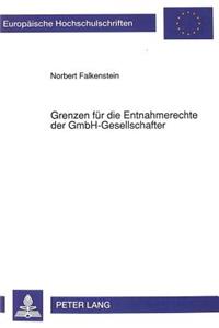 Grenzen fuer die Entnahmerechte der GmbH-Gesellschafter