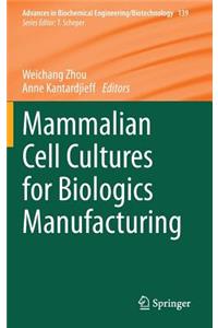 Mammalian Cell Cultures for Biologics Manufacturing