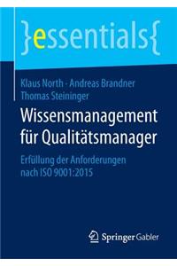 Wissensmanagement Für Qualitätsmanager