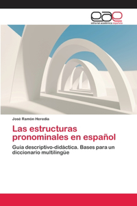 estructuras pronominales en español