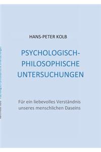 Psychologisch-philosophische Untersuchungen