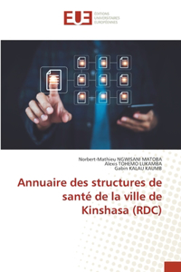 Annuaire des structures de santé de la ville de Kinshasa (RDC)