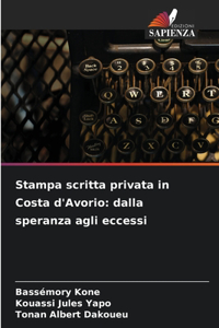 Stampa scritta privata in Costa d'Avorio