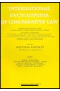 International Encyclopedia of Comparative Law, Instalment 13