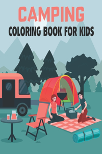 Camping Coloring Book For Kids