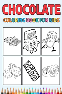 Chocolate Coloring Book for Kids