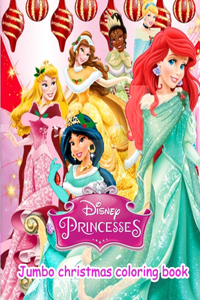 Princess Christmas Jumbo Coloring Book