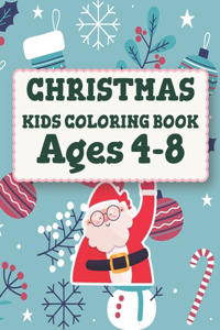 Christmas Kids Coloring Book Ages 4-8