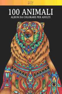 100 Animali - Album da colorare per adulti