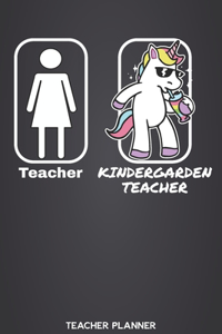 Teacher - Kindergarden Teacher Teacher Planner