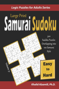 Large Print Samurai Sudoku