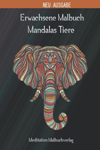 Erwachsene Malbuch Mandalas Tiere
