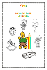 Toys Coloring Book with Fred