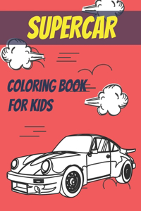 Supercar Coloring Book For Kids