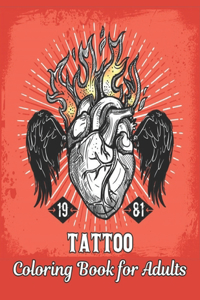 Tattoo Coloring Book for Adults