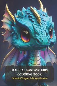Magical Fantasy Kids Coloring Book