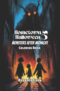 Hometown Halloween 5 Monsters After Midnight Coloring Book