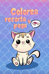 Colorea recorta y pega