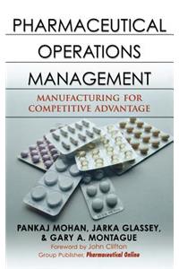 Pharmaceutical Operations Management