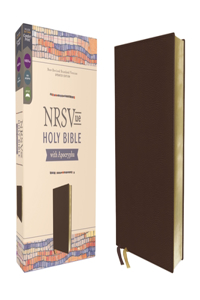 Nrsvue, Holy Bible with Apocrypha, Leathersoft, Brown, Comfort Print