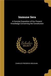 Immune Sera