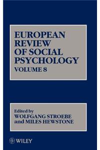 European Review of Social Psychology, Volume 8