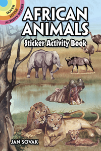 African Animals Sticker Activity Book