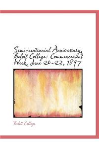 Semi-Centennial Anniversary, Beloit College