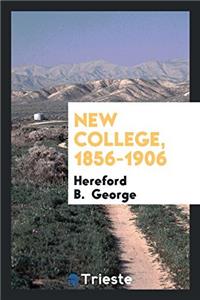 New College, 1856-1906