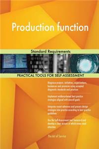 Production function Standard Requirements