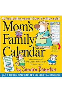 Moms Family 17-Month 2017-2018 Calendar