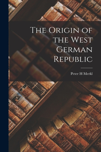 Origin of the West German Republic