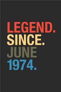 Legend Since June 1974