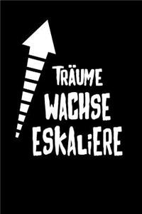 Träume wachse eskaliere